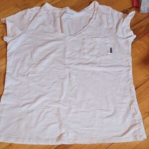 Columbia Women's Cream V-Neck Tee